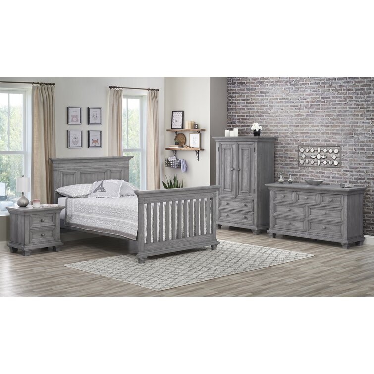 Convertible crib shop bedroom sets